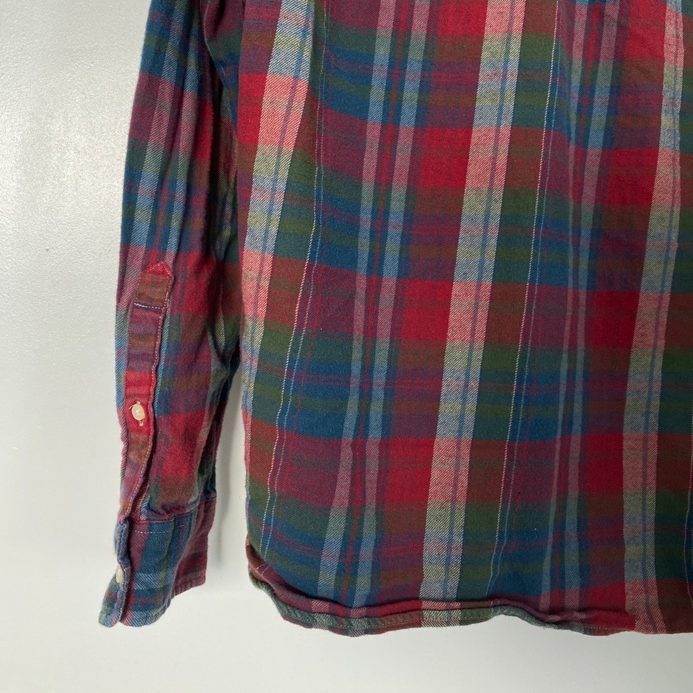 H&M Flannel Button Down Medium Regular Fit - Exce… - image 8